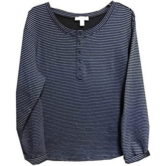 Vintage America Women's Blouse (XS, White/Black Stripe)