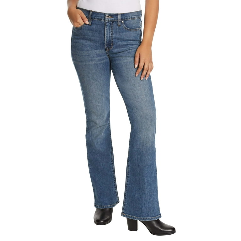 Vintage America Women s Bootcut Soft Stretch Jeans Blue 16 Walmart