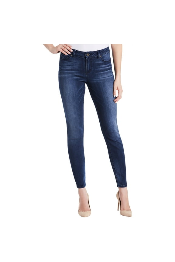 Womens Boho Skinny Fit Jeans, Blue, 12