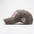 thumbnail image 1 of Vintage American Flag Baseball Cap, Embroidered USA Patriotic Ball Cap, Adjustable Baseball Hat for Men Women, Casual Summer Patriotic Accessories for 4th of July 250 anniversary USA hat, 1 of 5
