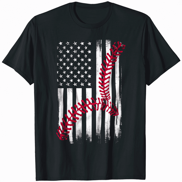 Vintage Patriotic American Flag Baseball T-Shirt Usa Tee Vintage Patriotic American Flag Baseball T-Shirt Usa Tee