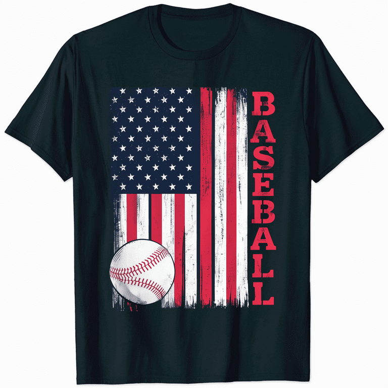 Vintage Patriotic American Flag Baseball T-Shirt Usa Tee Vintage Patriotic American Flag Baseball T-Shirt Usa Tee