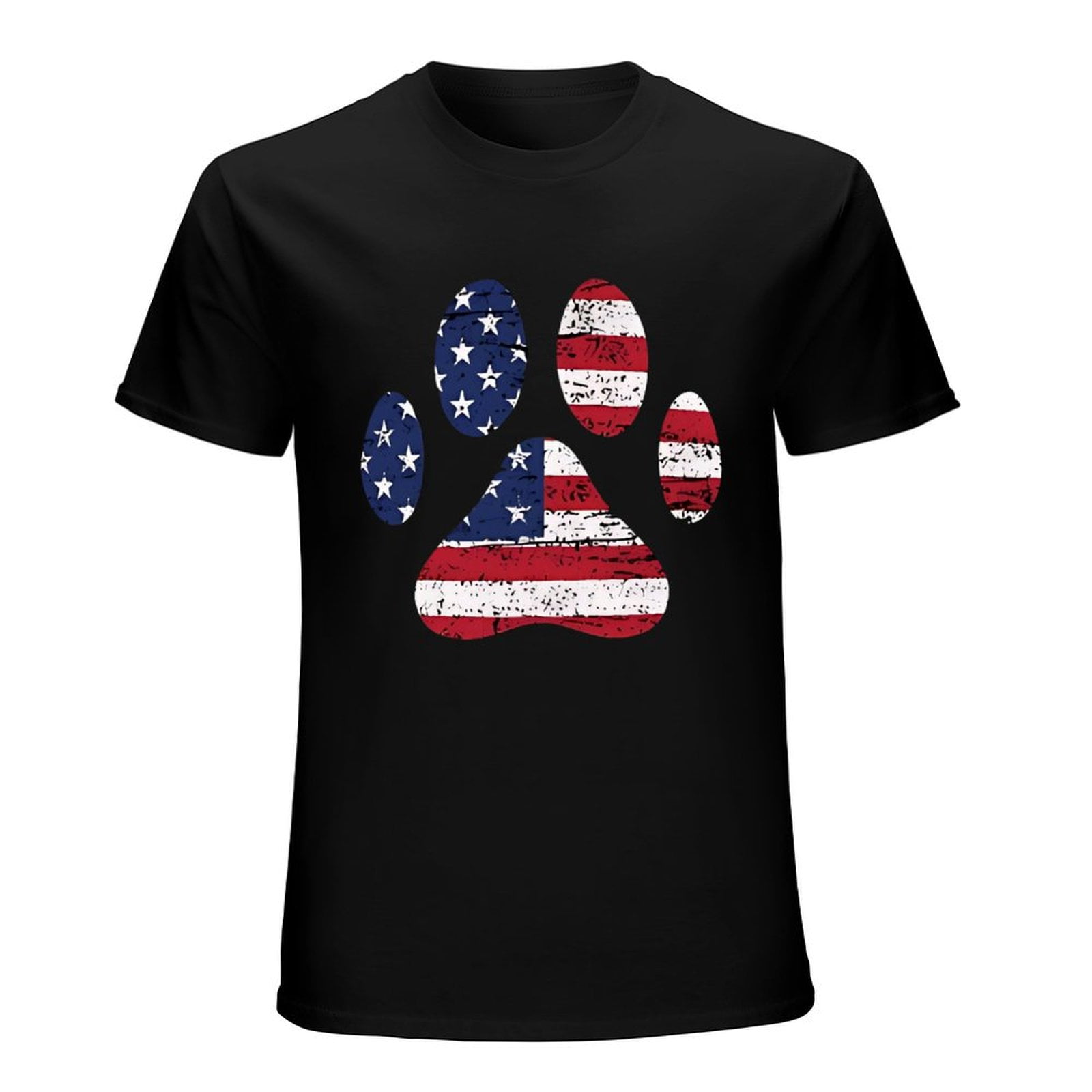 Patriot Dog Short Sleeve Tee Shirt - Periwinkle