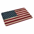 thumbnail image 1 of Vintage American Flag Doormat Outdoor Entrance 24"x36", Shabby US Star Strips Flag Absorb Moisture Dirt Door Mats, Non-Slip Rubber Backing Floor Mats Indoor, Low-Profile Front Door Rugs, 1 of 9