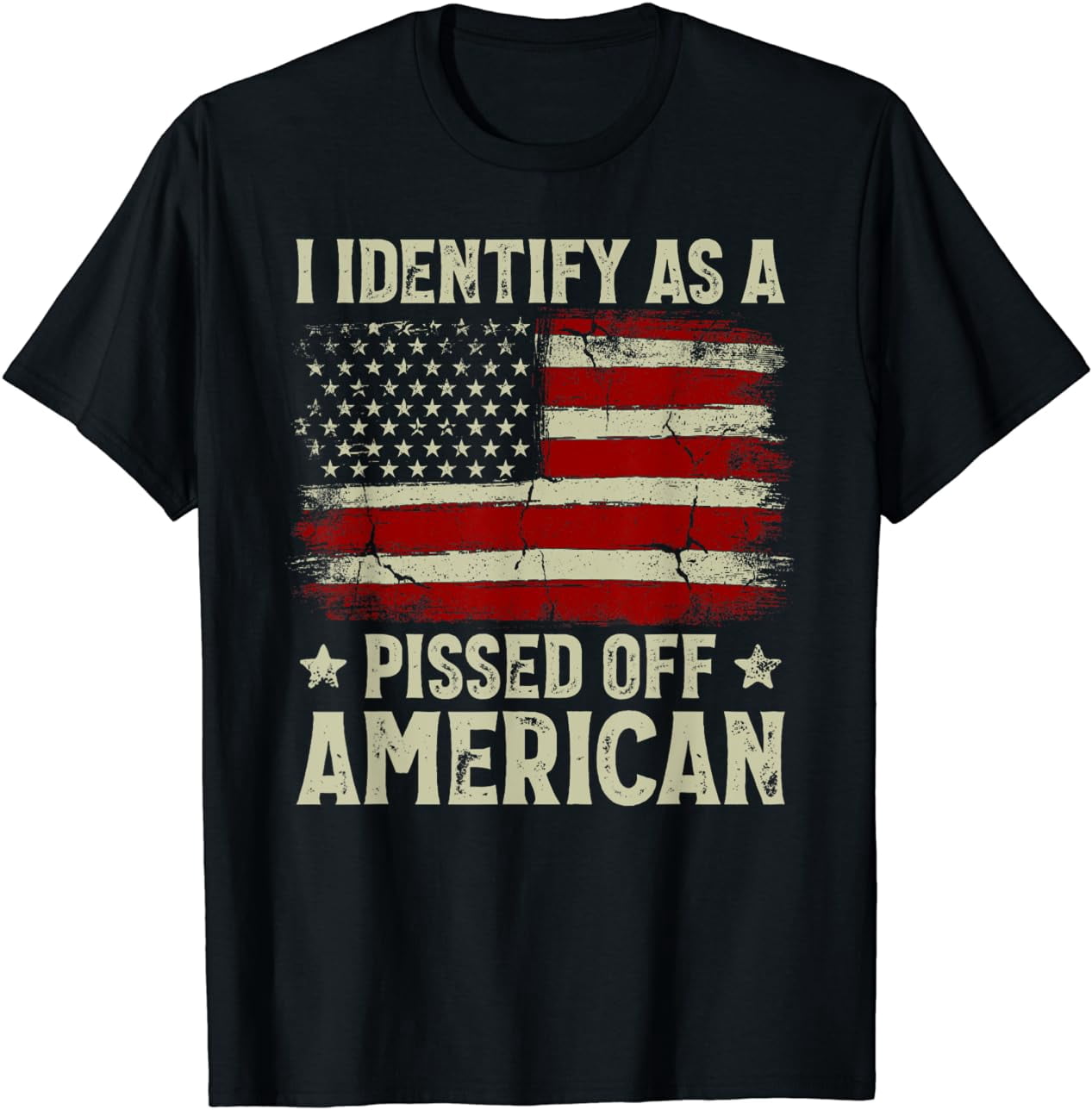 T-shirt Graphique "Pissed Off EAGLE USA" - Taille M - Occasion En Très Bon état - Marque BK