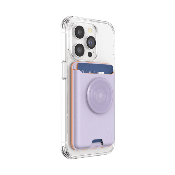 PopSockets MagSafe Phone Wallet with Expanding Grip - Lavender