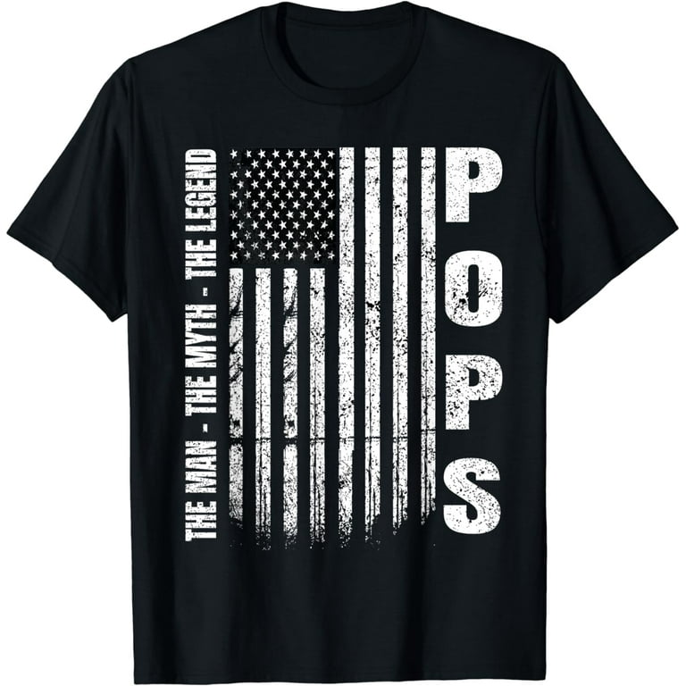 Pop-Pop The Man The Myth The Legend Vintage Daddy T-Shirt Pop-Pop The Man The Myth The Legend Vintage Daddy T-Shirt