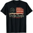 thumbnail image 1 of Vintage American Flag We The People USA Patriotic T-Shirt 4th of July Shirt, 1 of 5