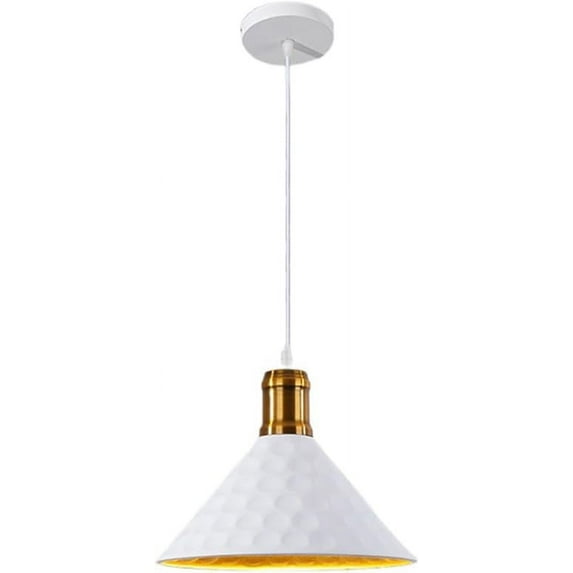 Vintage American Metal Iron Pendant Lamp for Above Sink, Retro Industrial Style Pendant Light Fixture, Rustic Farmhouse Pendant Light, Simple Pendant Lighting for Kitchen Bar Over Table