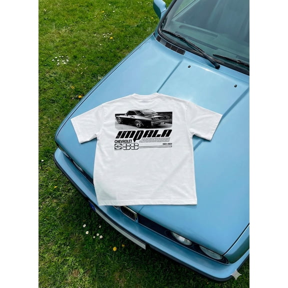 Vintage American Muscle Car Graphic Retro Lowrider Street Car Art Tee Comfort Colors Unisex Cotton T-Shirt, Sizes S-3XL
