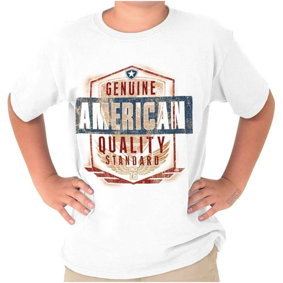 Vintage American Standard Pride Crewneck T Shirts Boy Girl Teen Brisco Brands X