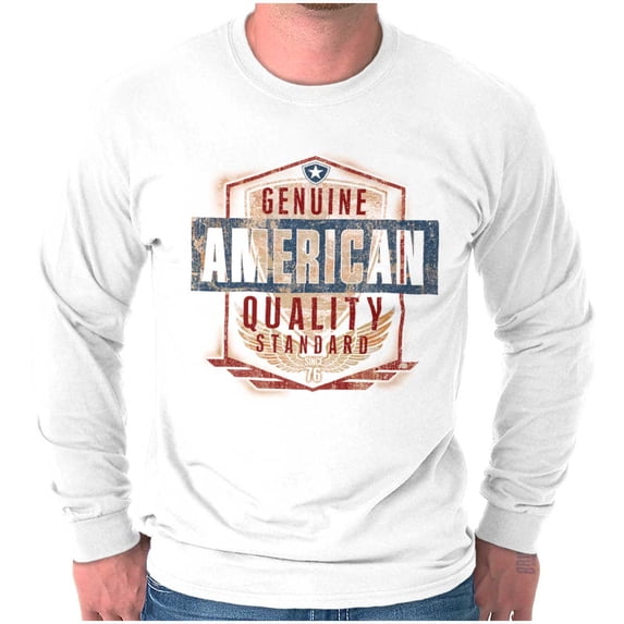 Vintage American Standard Pride Plus Size Long Sleeve Graphic Tee Shirt Brisco Brands 2X