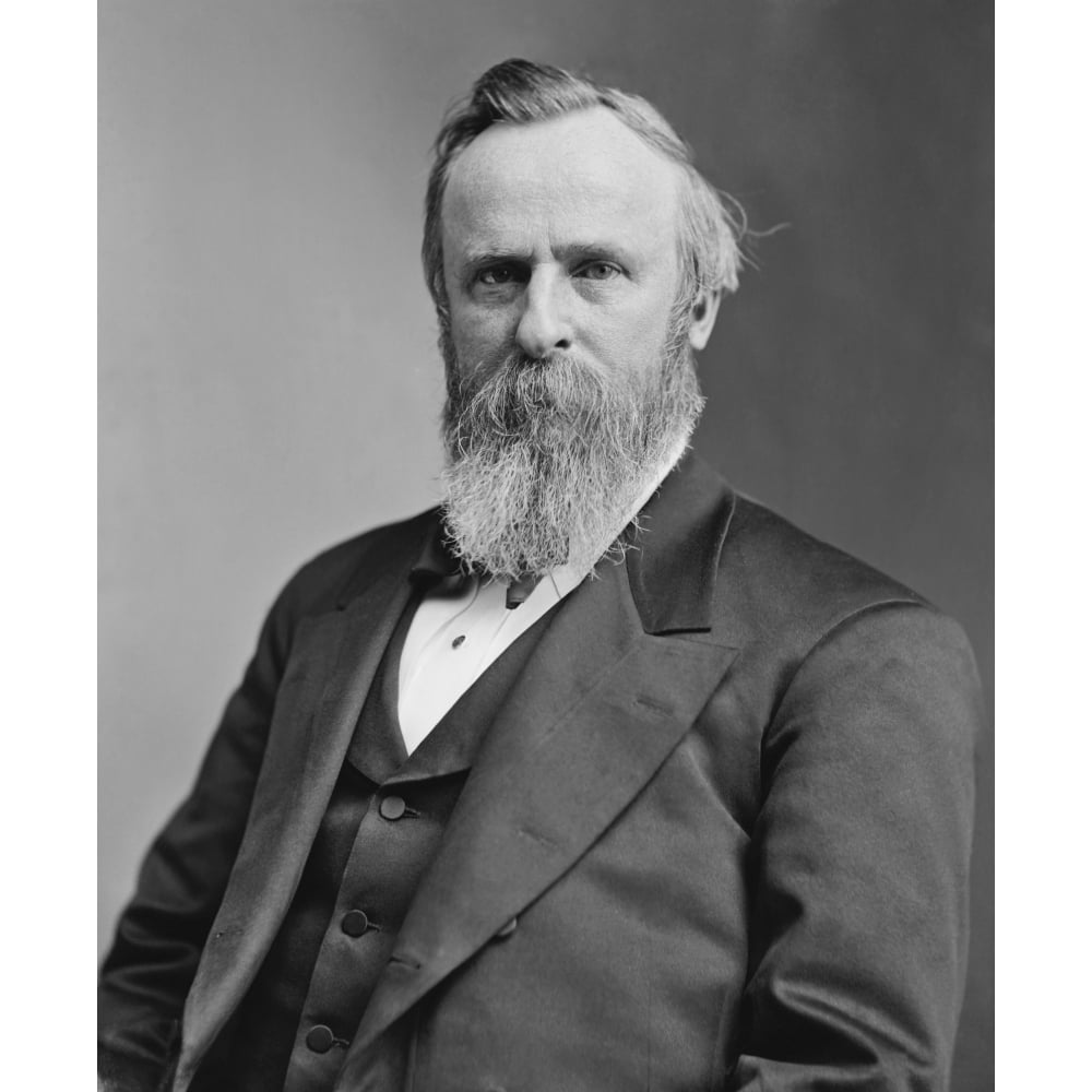 Vintage American history photo of President Rutherford B. Hayes Poster ...