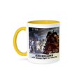 thumbnail image 1 of Vintage Americans Will Always Fight For Liberty 1778 - 1943 Poster, 11oz Two-Tone Yellow Mug, 1 of 7