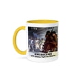 thumbnail image 1 of Vintage Americans Will Always Fight For Liberty 1778 - 1943 Poster, 15oz Two-Tone Yellow Mug, 1 of 7