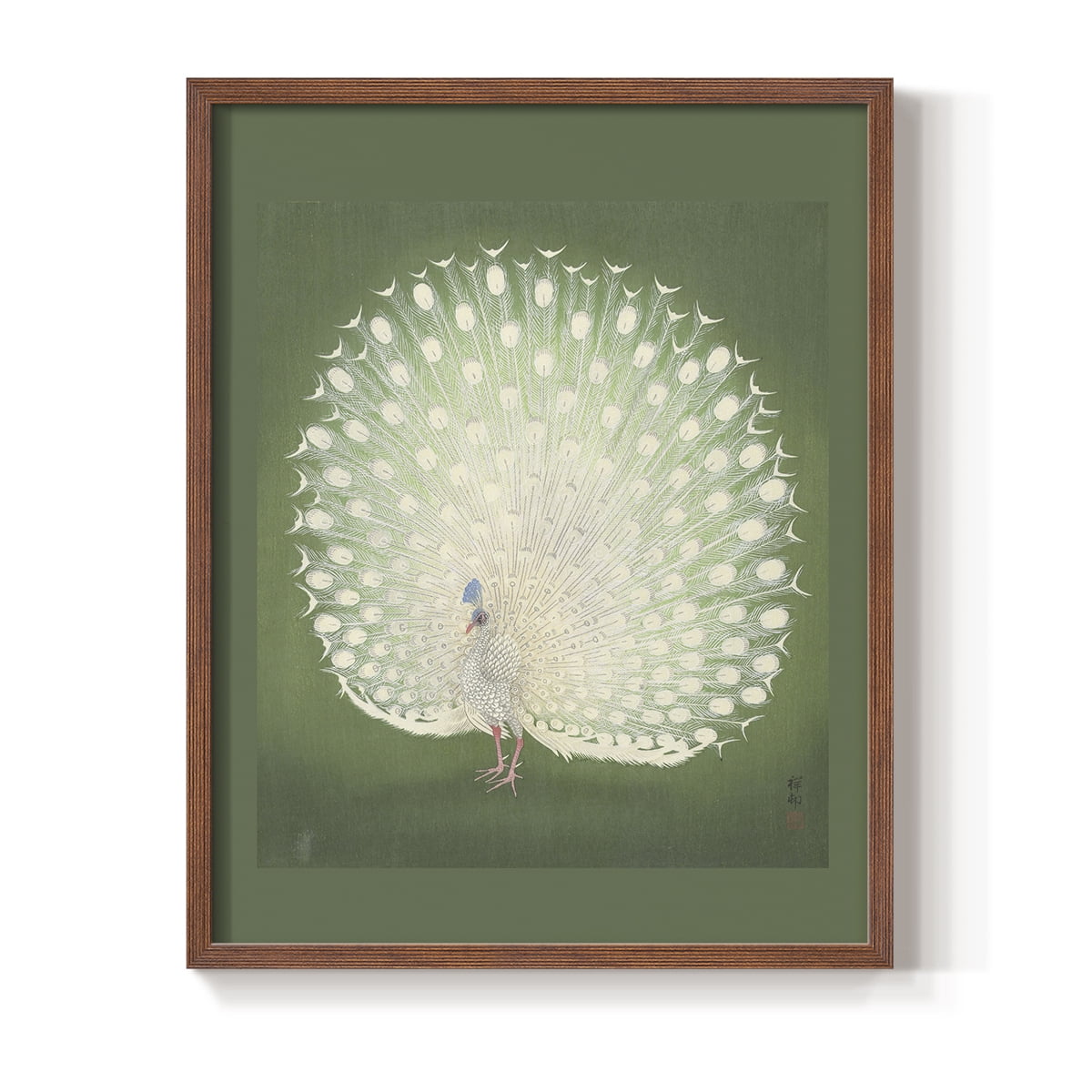 Vintage Animal Print XVII - 14in. x 11in. Vintage Framed Print in Walnut Wood Frame