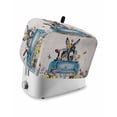 thumbnail image 1 of Vintage Animals Flowers Toaster Cover 2 Slice, Small Kitchen Appliance Covers, Spring Floral Elegant Pastoral Retro Toaster Oven Cover with Loop, Bread Machine Cover Polyester Dust Cover Protection, 1 of 4