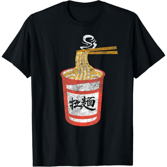 Vintage Anime Cup of Japanese Ramen Noodles T-Shirt