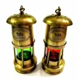 thumbnail image 1 of Vintage Antique Brass Miner Lamp Lantern Collectible Nautical Maritime Ship Lantern Oil lamp Boat Lighting, 1 of 3