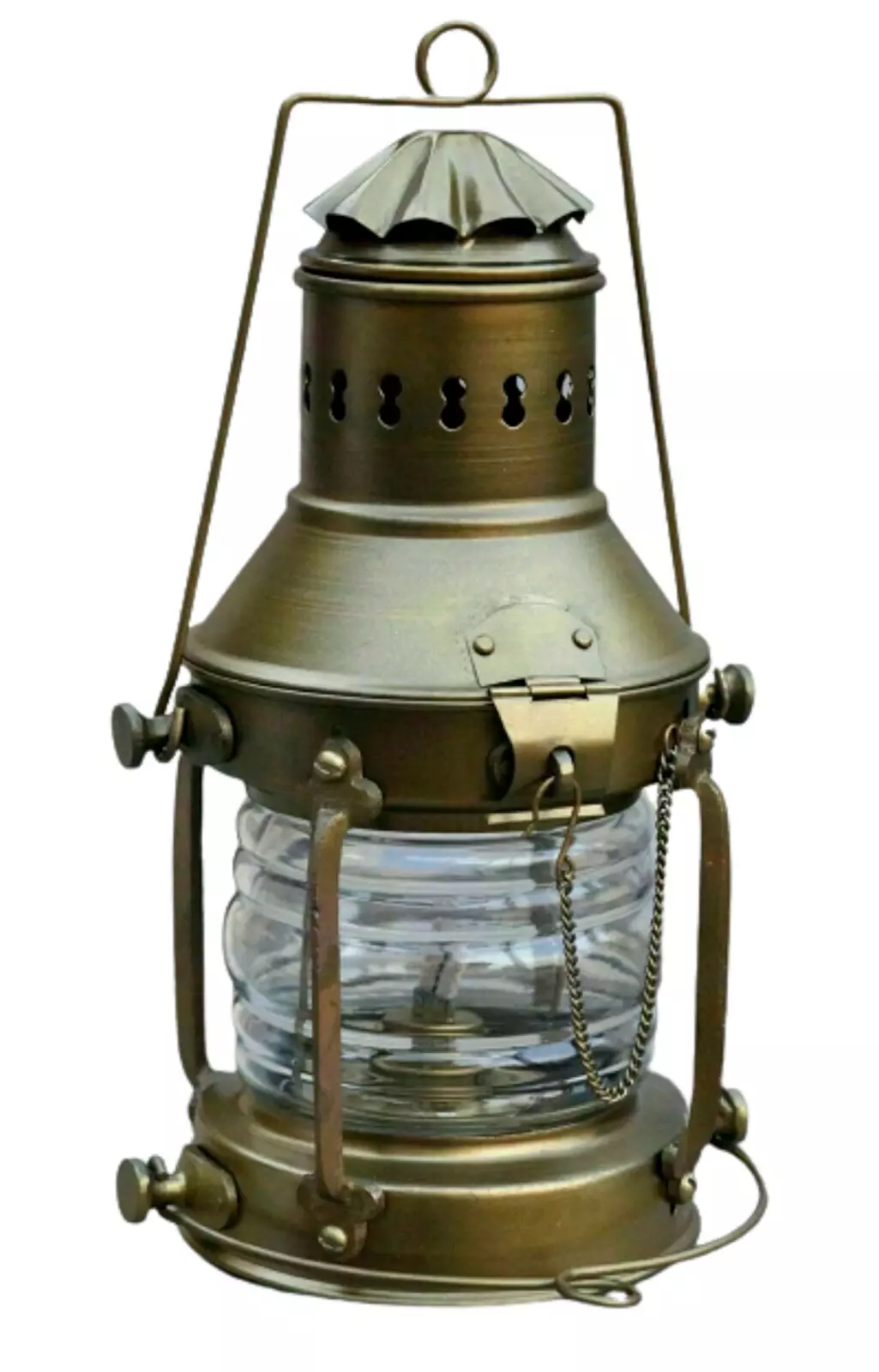 Vintage Antique Iron Oil Lamp Collectible Nautical Maritime Ship Lantern Oil lamp Boat Light