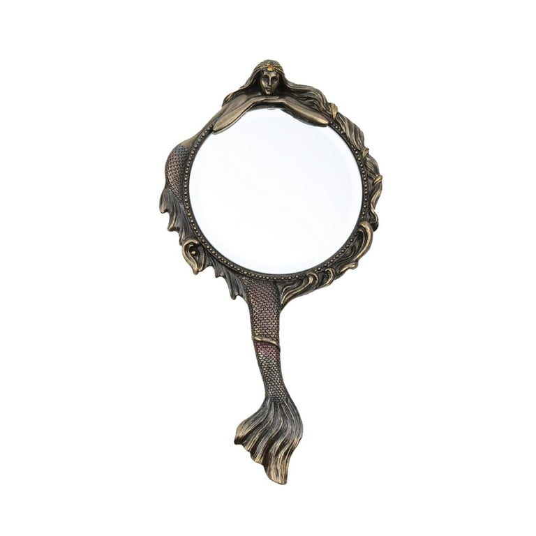 Vintage-Style Handheld Mermaid Vanity Mirror Vintage-Style Handheld Mermaid Vanity Mirror