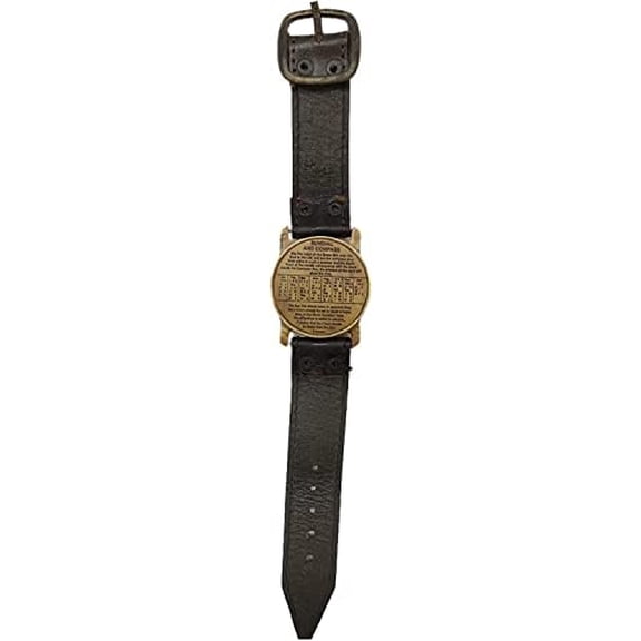 Vintage Antique Sundial Compass with Leather Band Retro Watch Handmade Leather Band Compass and Nautical Sundial Watch$$Other