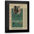 thumbnail image 1 of Vintage Apple Collection 10x14 Black Modern Framed Museum Art Print Titled - Marcel Duchamp - Monte Carlo Bond, 1 of 5