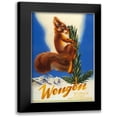 thumbnail image 1 of Vintage Apple Collection 10x14 Black Modern Framed Museum Art Print Titled - Squirrel, 1 of 5