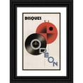 thumbnail image 1 of Vintage Apple Collection 10x14 Black Ornate Wood Framed with Double Matting Museum Art Print Titled - Discs, 1 of 4