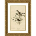 thumbnail image 1 of Vintage Apple Collection 10x14 Gold Ornate Wood Framed with Double Matting Museum Art Print Titled - Song Sparrow, 1 of 4