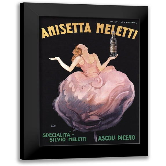 Vintage Apple Collection 11x14 Black Modern Framed Museum Art Print Titled - Anisette Dudov