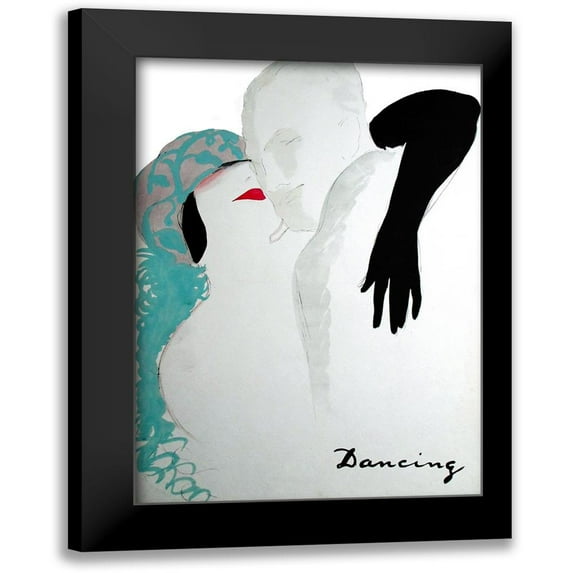 Vintage Apple Collection 11x14 Black Modern Framed Museum Art Print Titled - Dancing