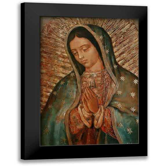 Vintage Apple Collection 11x14 Black Modern Framed Museum Art Print Titled - Our Lady