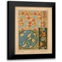 Vintage Apple Collection 11x14 Black Modern Framed Museum Art Print Titled - Plate 42 - Nastortium