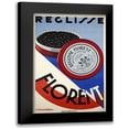 thumbnail image 1 of Vintage Apple Collection 11x14 Black Modern Framed Museum Art Print Titled - Reglisse, 1 of 5