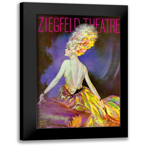 Vintage Apple Collection 11x14 Black Modern Framed Museum Art Print Titled - Zig 001
