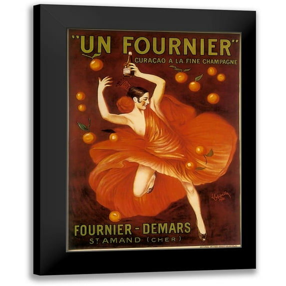 Vintage Apple Collection 11x14 Black Modern Framed Museum Art Print Titled - cappiello_unfornier