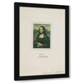 thumbnail image 1 of Vintage Apple Collection 11x14 Black Modern Wood Framed Wall Art Titled - Marcel Duchamp - L.H.O.O.Q. Shaved, 1 of 6