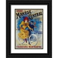 thumbnail image 1 of Vintage Apple Collection 11x14 Black Ornate Wood Framed with Double Matting Museum Art Print Titled - Bike 01, 1 of 4