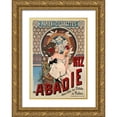 thumbnail image 1 of Vintage Apple Collection 11x14 Gold Ornate Wood Framed with Double Matting Museum Art Print Titled - Abadie Cigs 1828 France, 1 of 4
