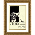 thumbnail image 1 of Vintage Apple Collection 11x14 Gold Ornate Wood Framed with Double Matting Museum Art Print Titled - Faber Decorateur, 1 of 4