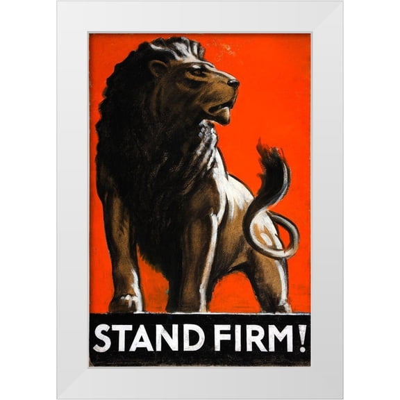 Vintage Apple Collection 11x14 White Modern Wood Framed Museum Art Print Titled - Stand Firm