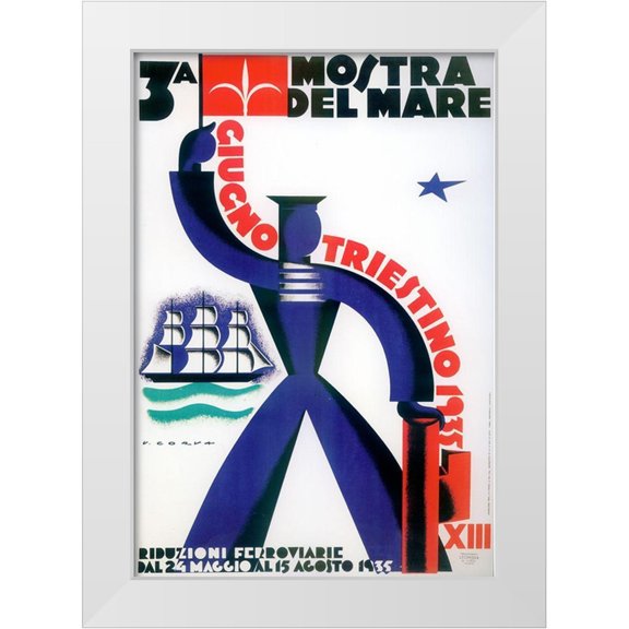 Vintage Apple Collection 11x14 White Modern Wood Framed Museum Art Print Titled - Triestino