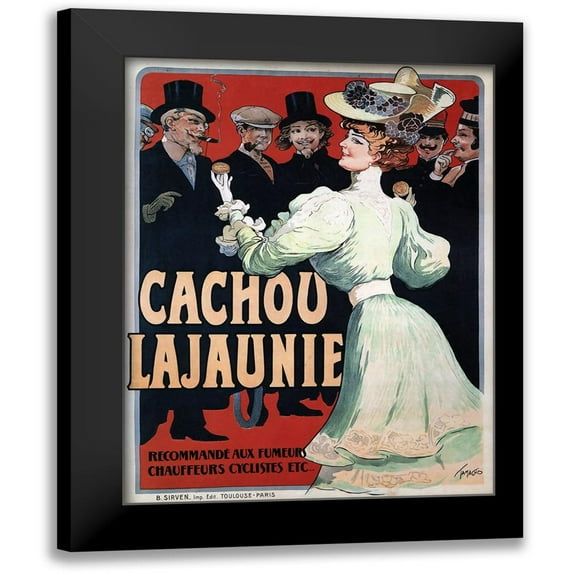 Vintage Apple Collection 12x14 Black Modern Framed Museum Art Print Titled - Cachou Lajaunie Confection