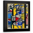 thumbnail image 1 of Vintage Apple Collection 12x14 Black Modern Framed Museum Art Print Titled - Fernand LÃ©ger - Study for Cinematic Mural-Study VI, 1 of 5