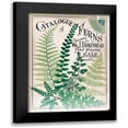 thumbnail image 1 of Vintage Apple Collection 12x14 Black Modern Framed Museum Art Print Titled - Ferns 2, 1 of 5