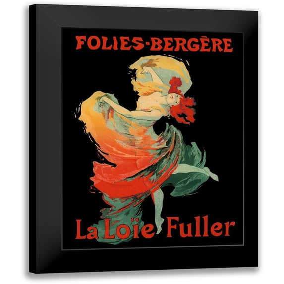 Vintage Apple Collection 12x14 Black Modern Framed Museum Art Print Titled - Folies-Bergere