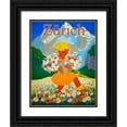 thumbnail image 1 of Vintage Apple Collection 12x14 Black Ornate Wood Framed with Double Matting Museum Art Print Titled - Zurich Travel, 1 of 4