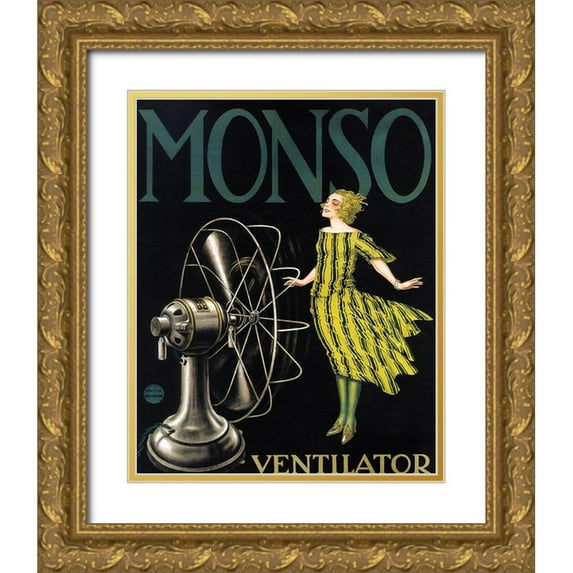 Vintage Apple Collection 12x14 Gold Ornate Wood Framed with Double Matting Museum Art Print Titled - Monso Fans