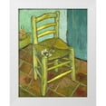 thumbnail image 1 of Vintage Apple Collection 12x14 White Modern Wood Framed Museum Art Print Titled - Van Gogh-Vincents Chair with His Pipe, 1 of 4